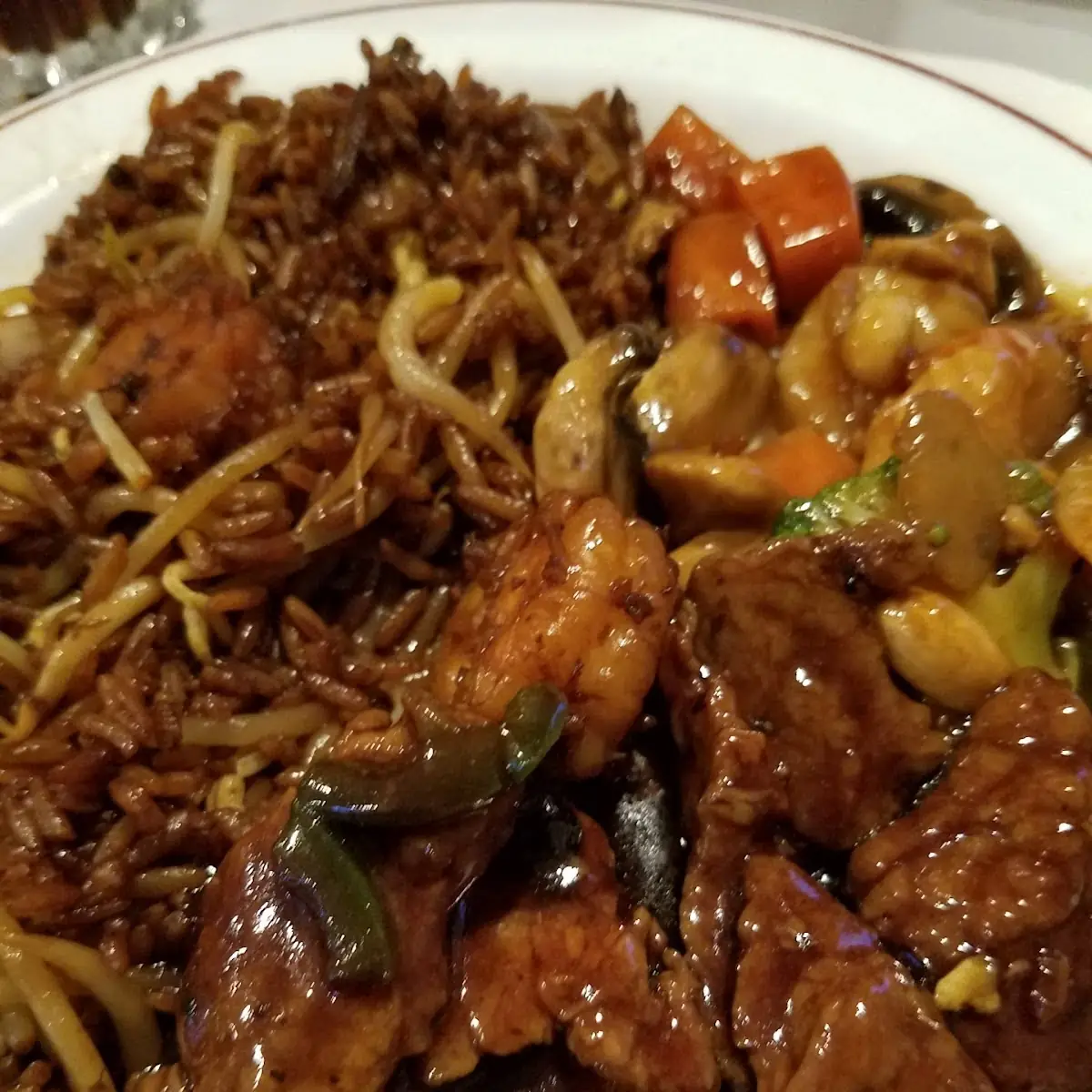 Dark Shrimp Fried Rice