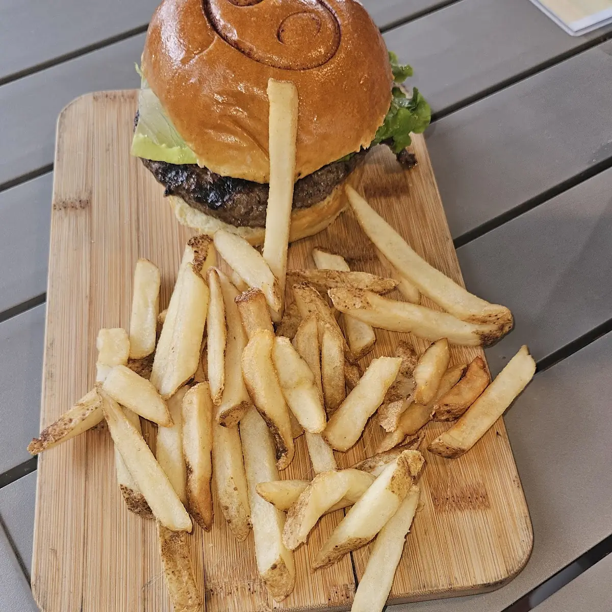 Burger and Fries