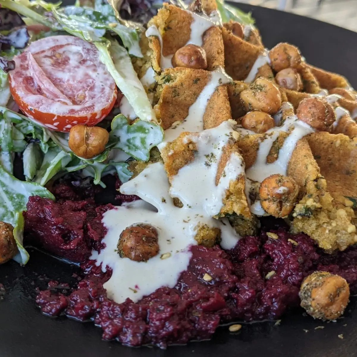 Falafel Waffle