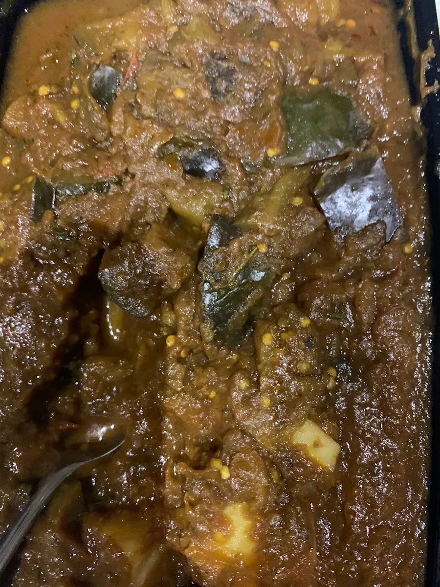 Eggplant Potato Curry, Maurya Indian Twist (Oakville)