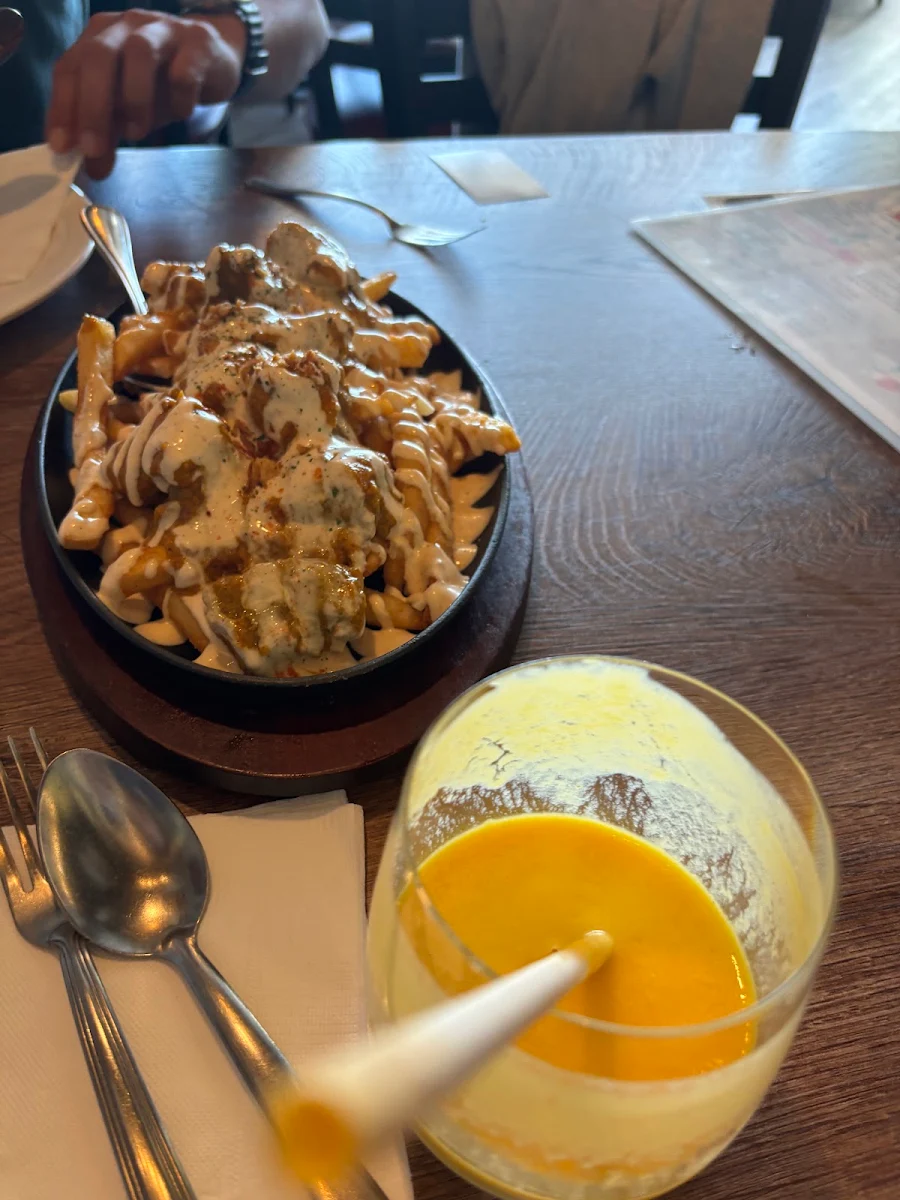 Lamb Poutine, Maurya Indian Twist (Oakville)
