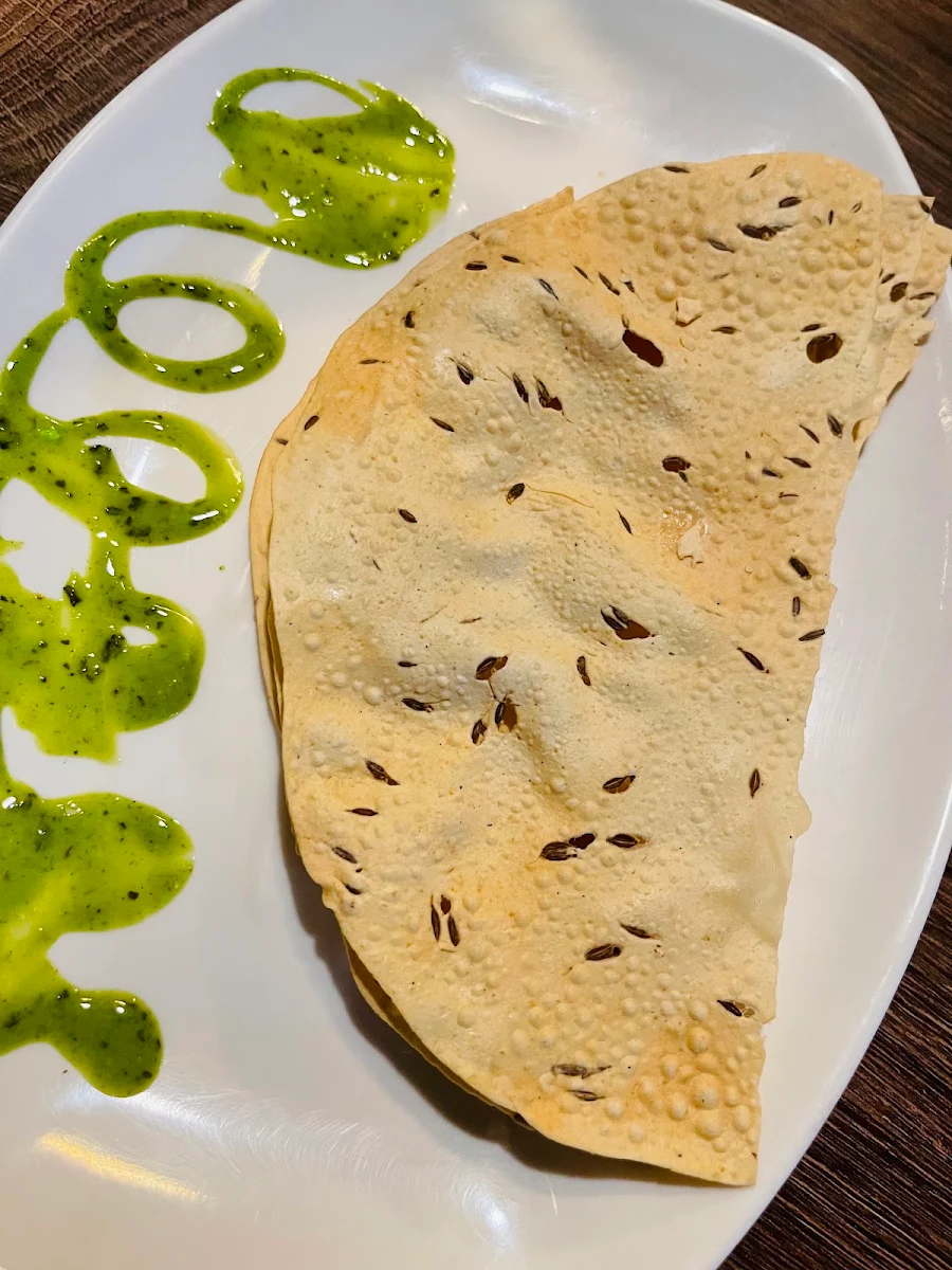 Papadam, Maurya Indian Twist (Oakville)