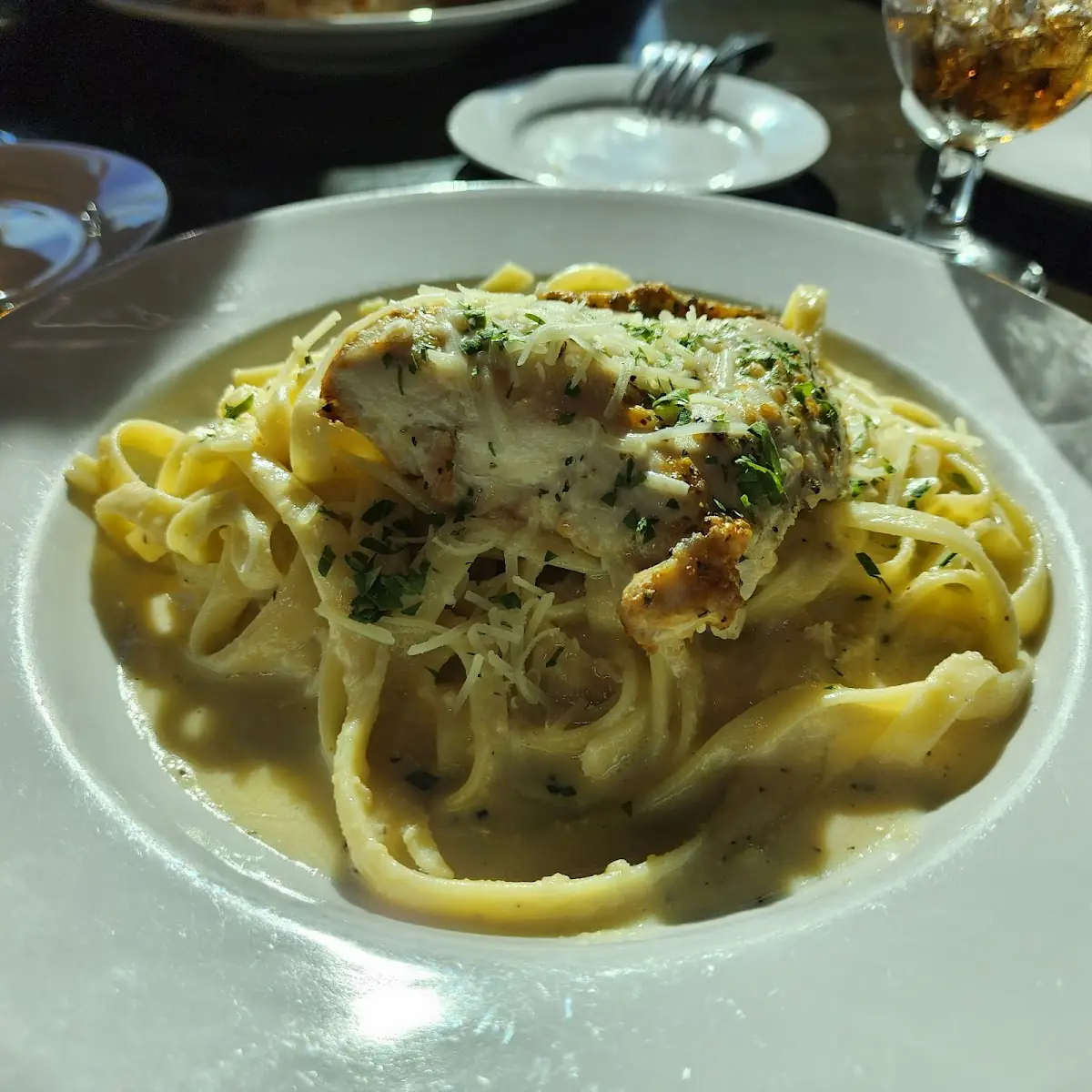 Roasted Chicken Alfredo