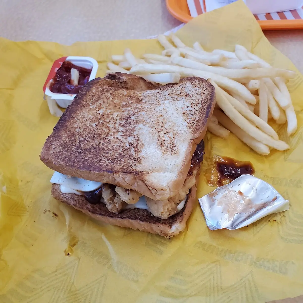 Texas Toast BBQ Chicken Sandwich