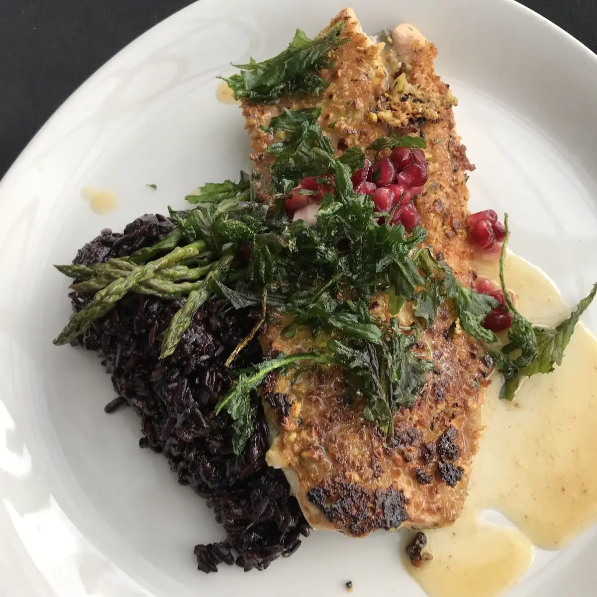 Macadamia Nut Crusted Alaskan Halibut
