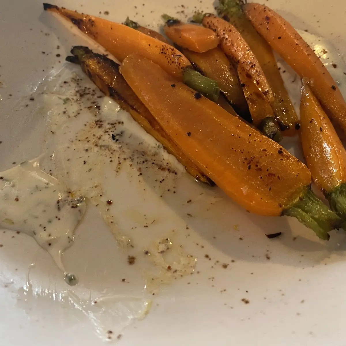 Burnt Carrot & Celery Leaves