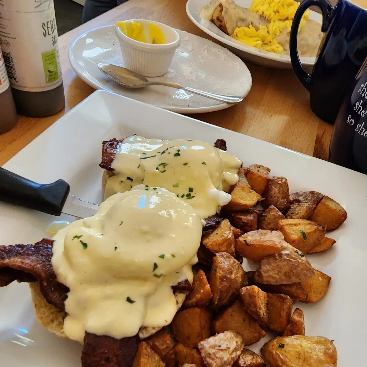 Biscuits & Gravy with Egg