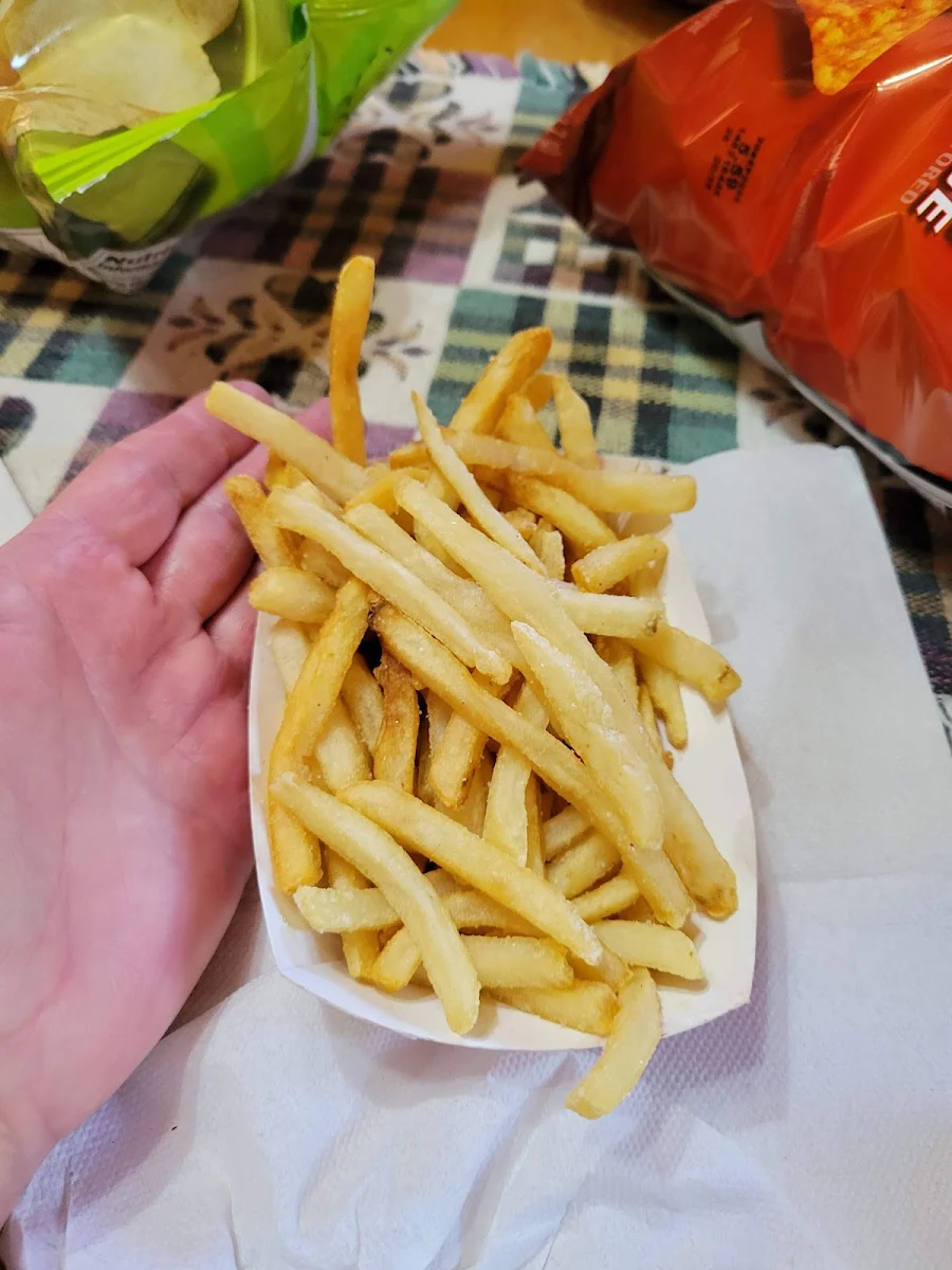 Fries Covered in so Much Salt and over 5 Rip Off