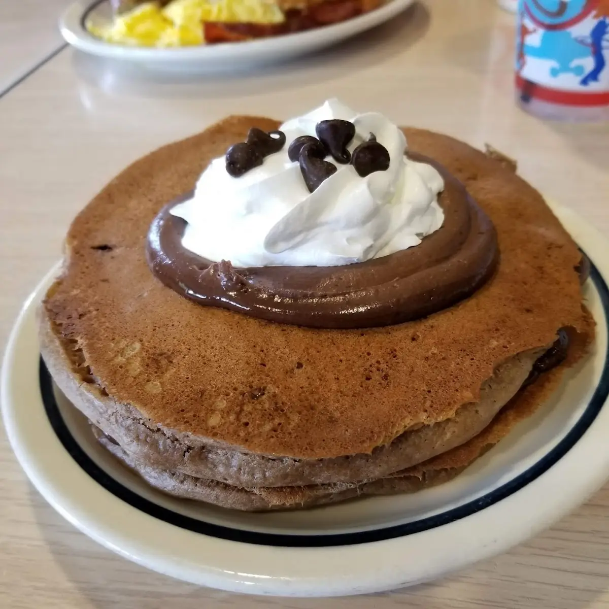 Belgian Dark Chocolate Pancakes