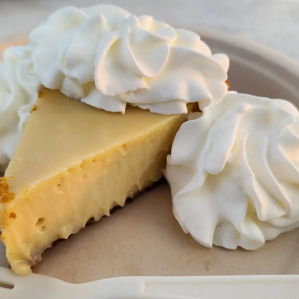 Key Lime Pie with Whipped Cream
