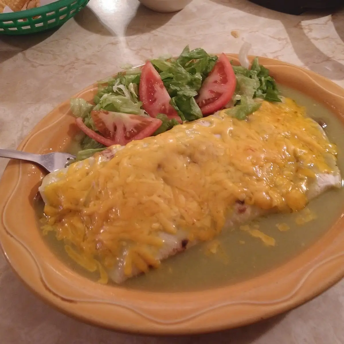 Carne Asada Burrito Enchilada Style