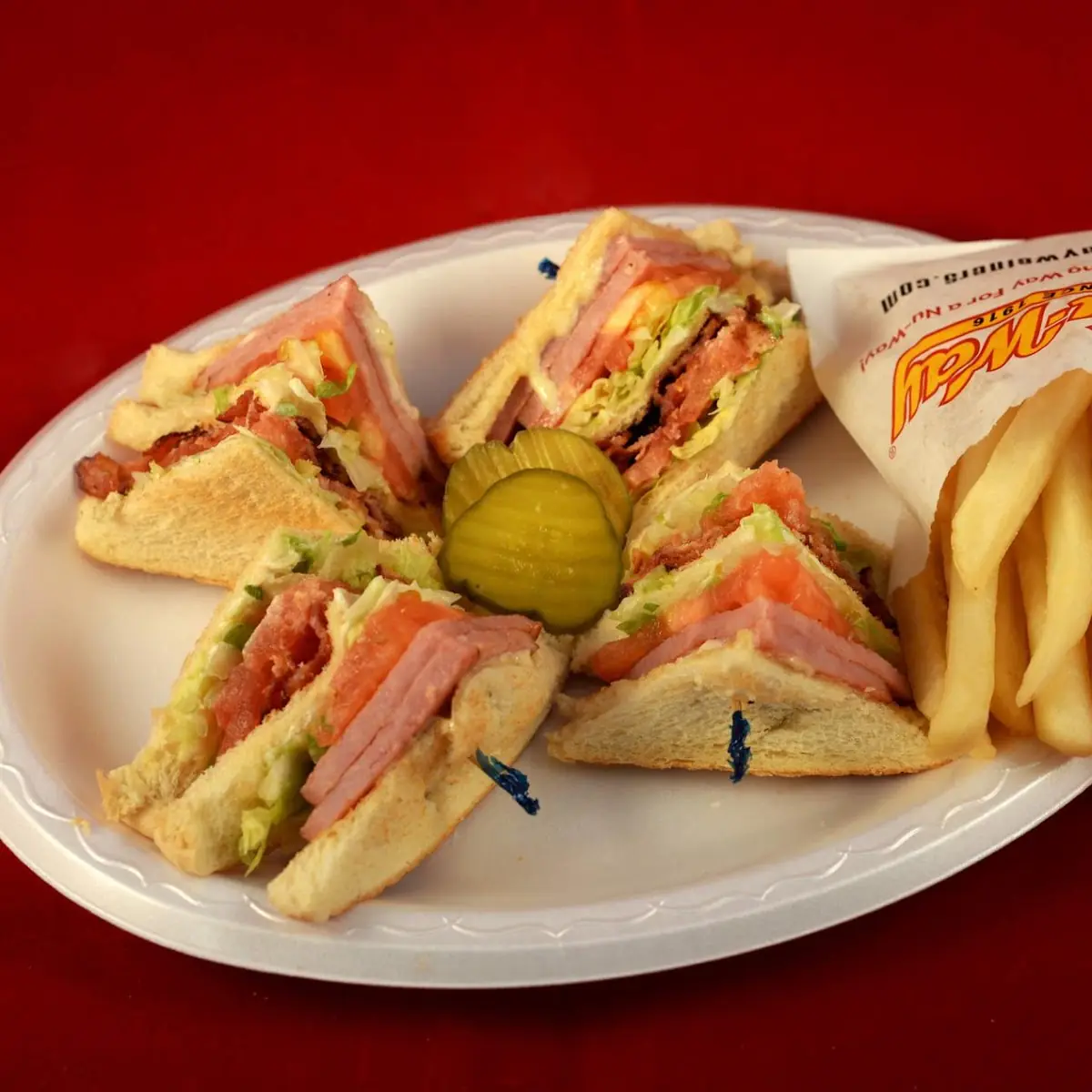 Grilled Ham & Cheese w Fries
