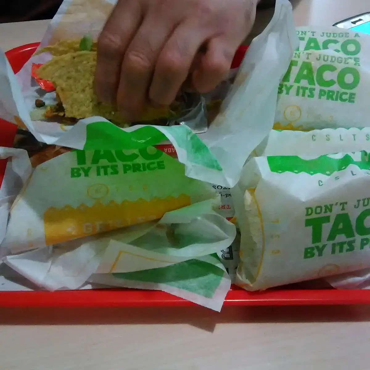 Del Taco Hard Shell Tacos