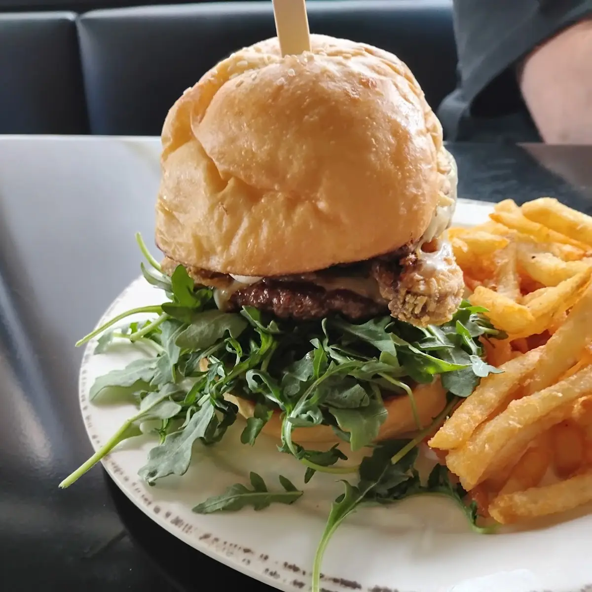 Mushroom Swiss Burger