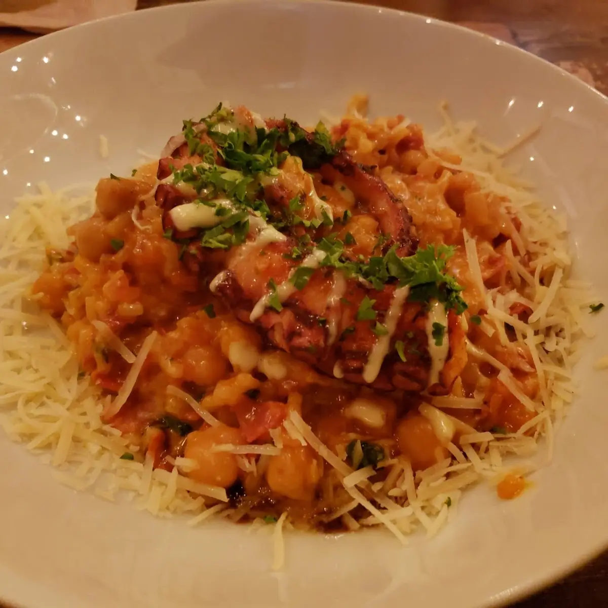Risotto with Octopus