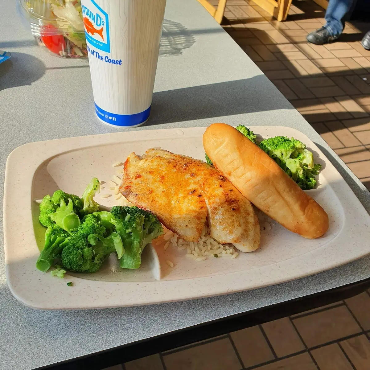 Grilled Tilapia with Broccoli