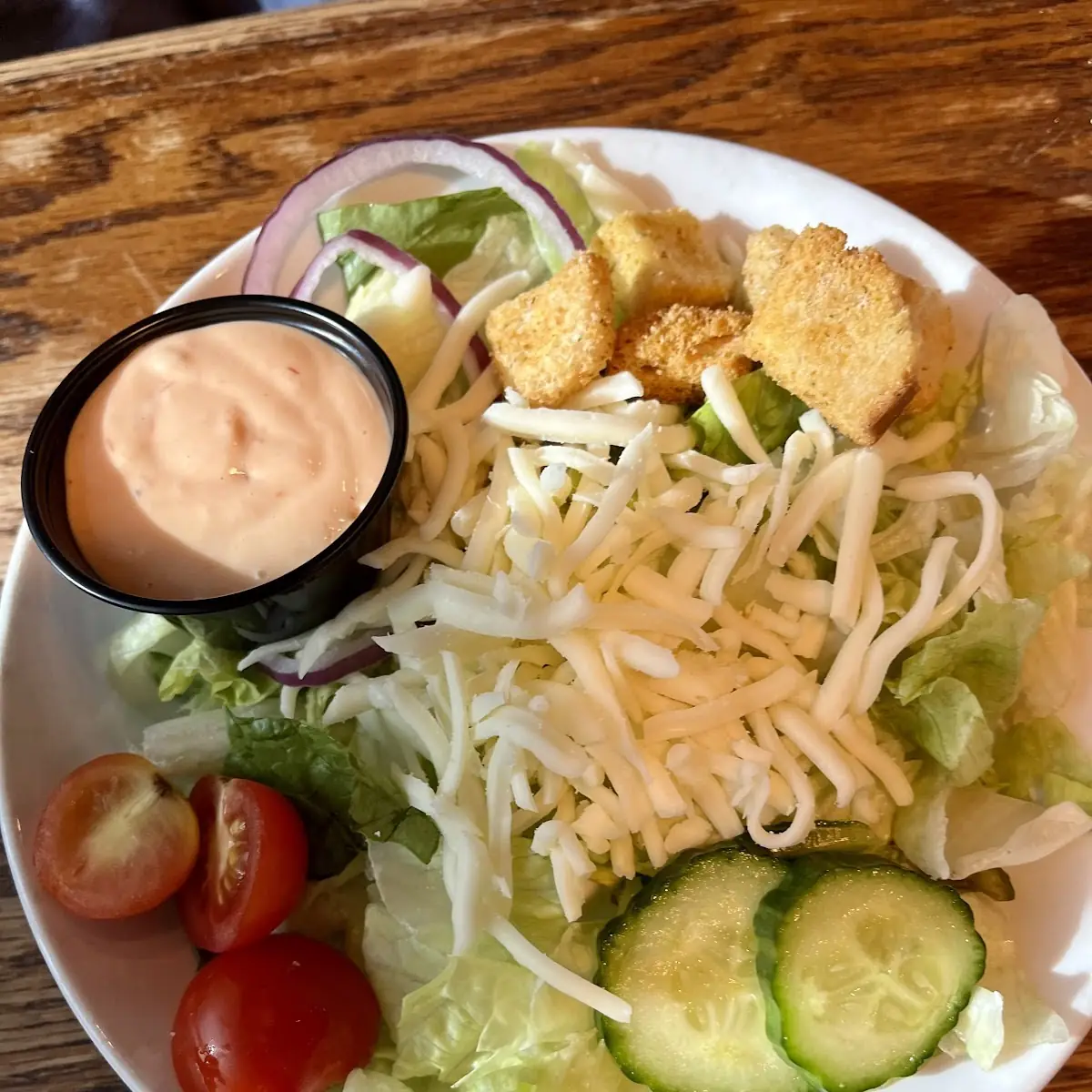 Tossed Salad with Thousand Island
