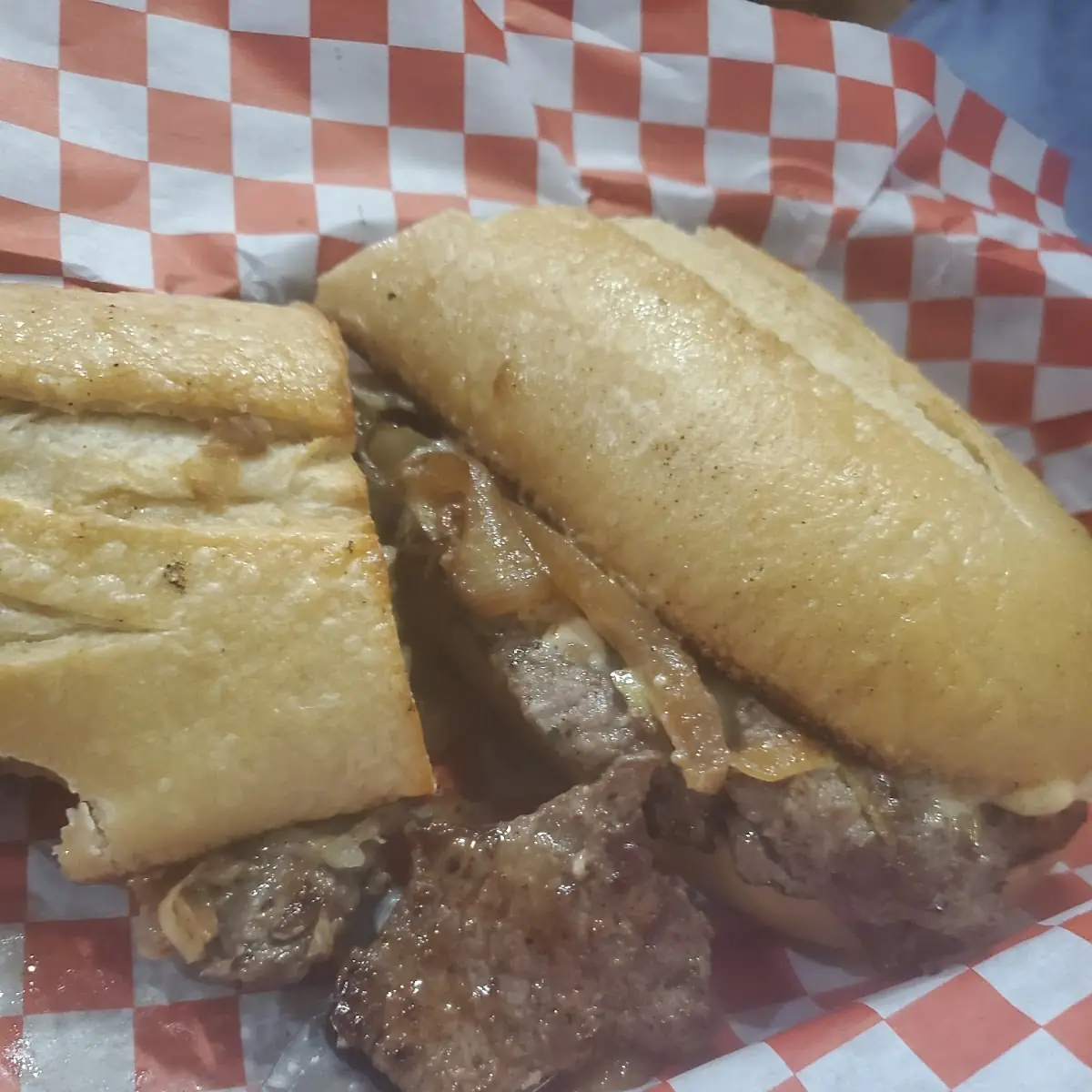 Steak Sandwich on Baguette