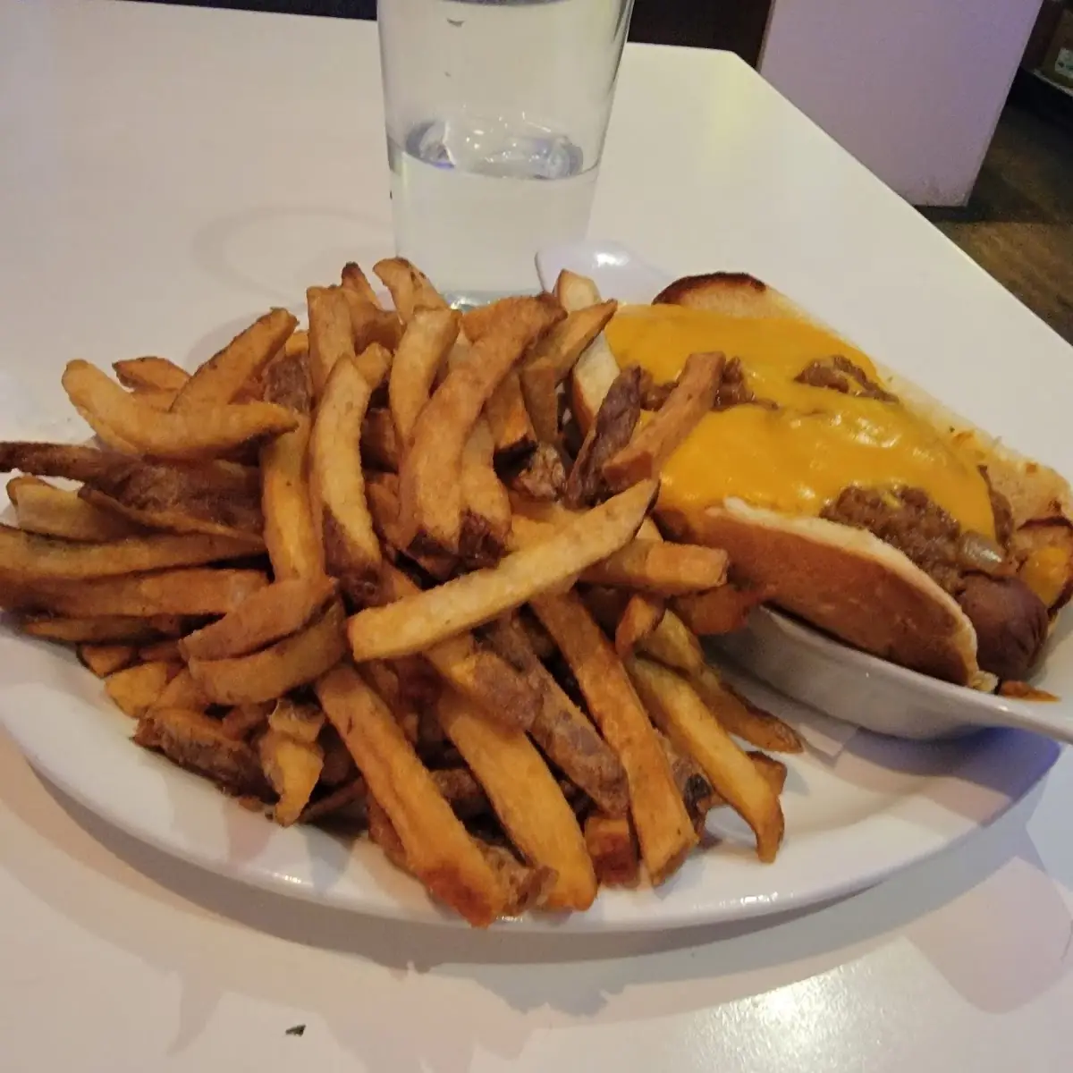 Chili Cheese Dog with Fries