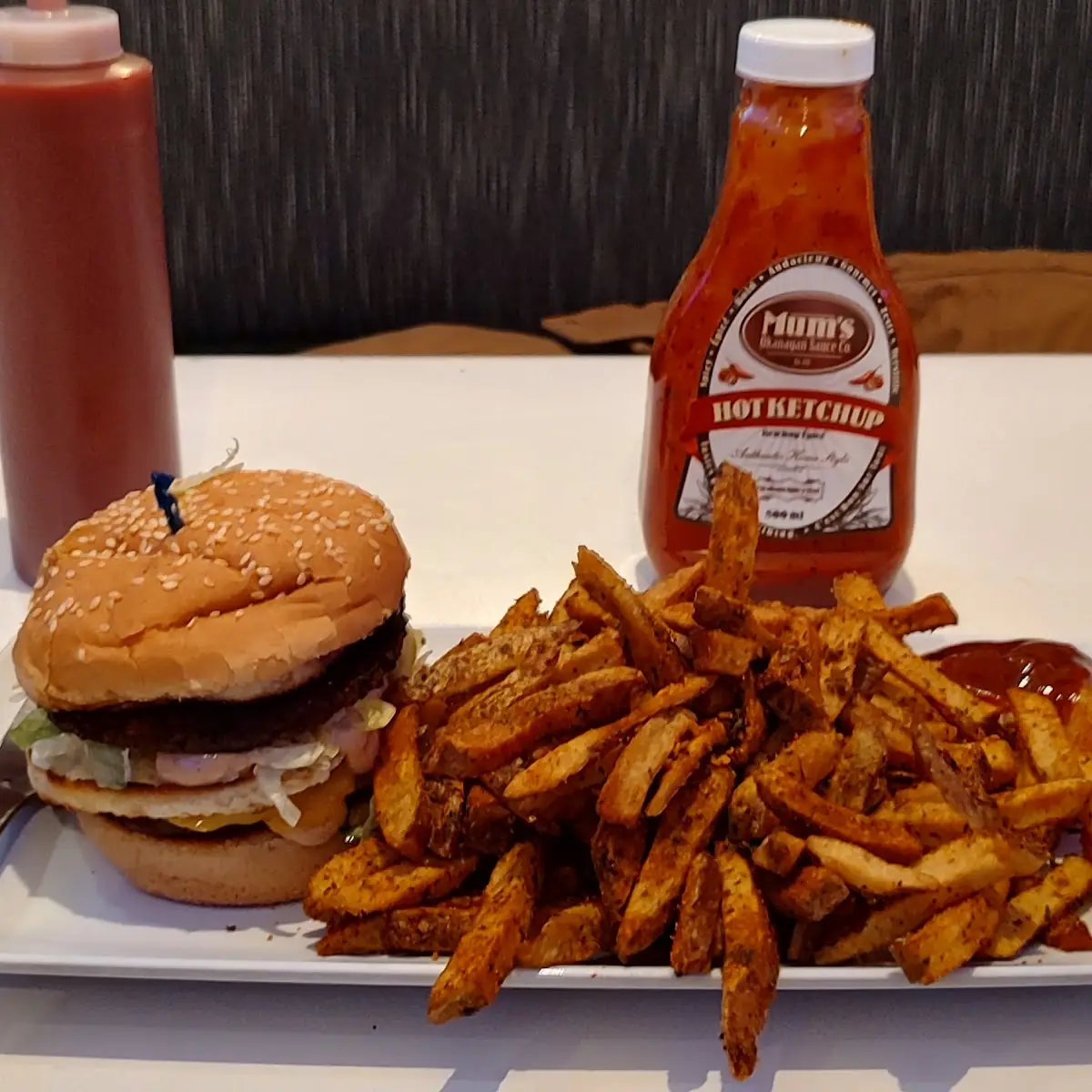 The Big Mock with Cajun Fries