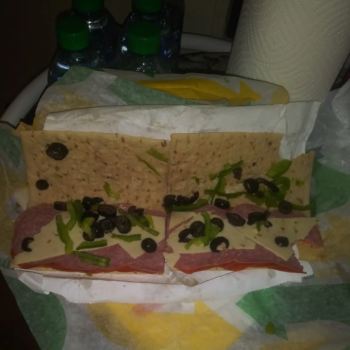Ordered Steak and Cheese with Bell Peppers