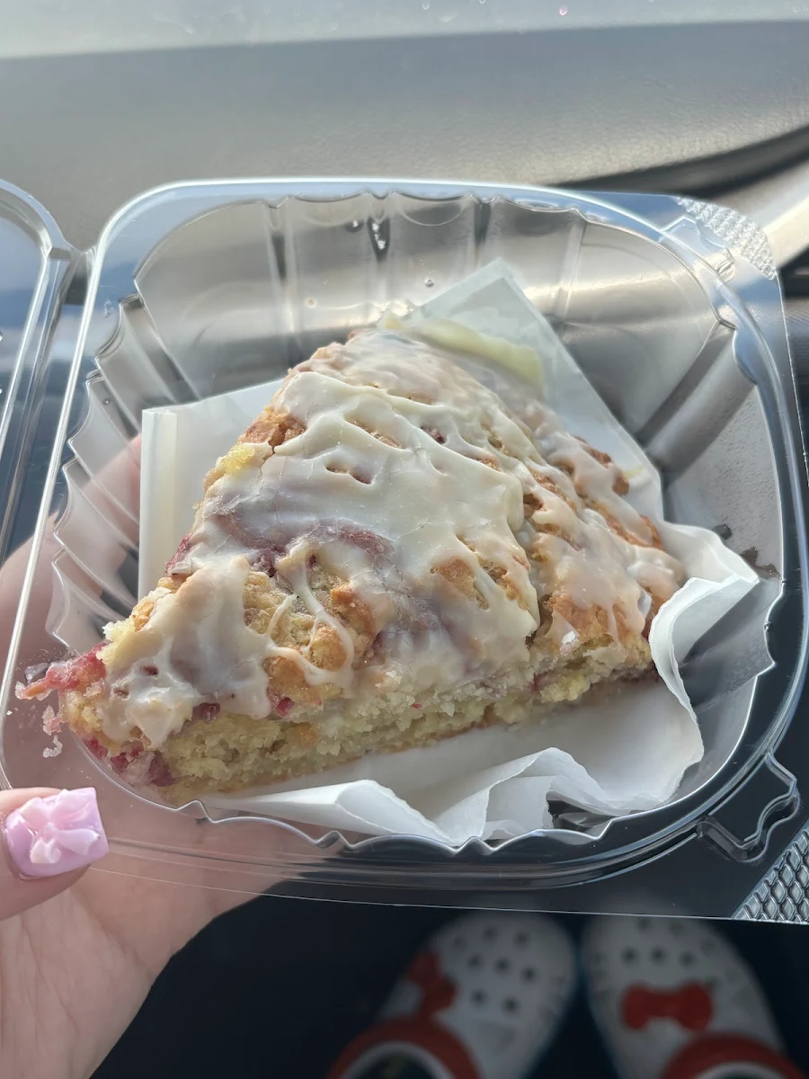 Raspberry White Chocolate Scone