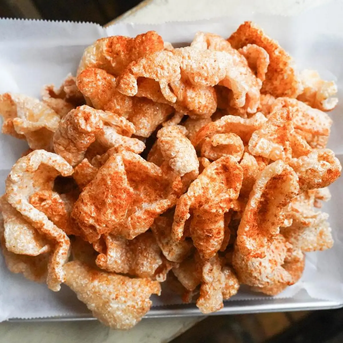 Fresh Old Bay Pork Rinds