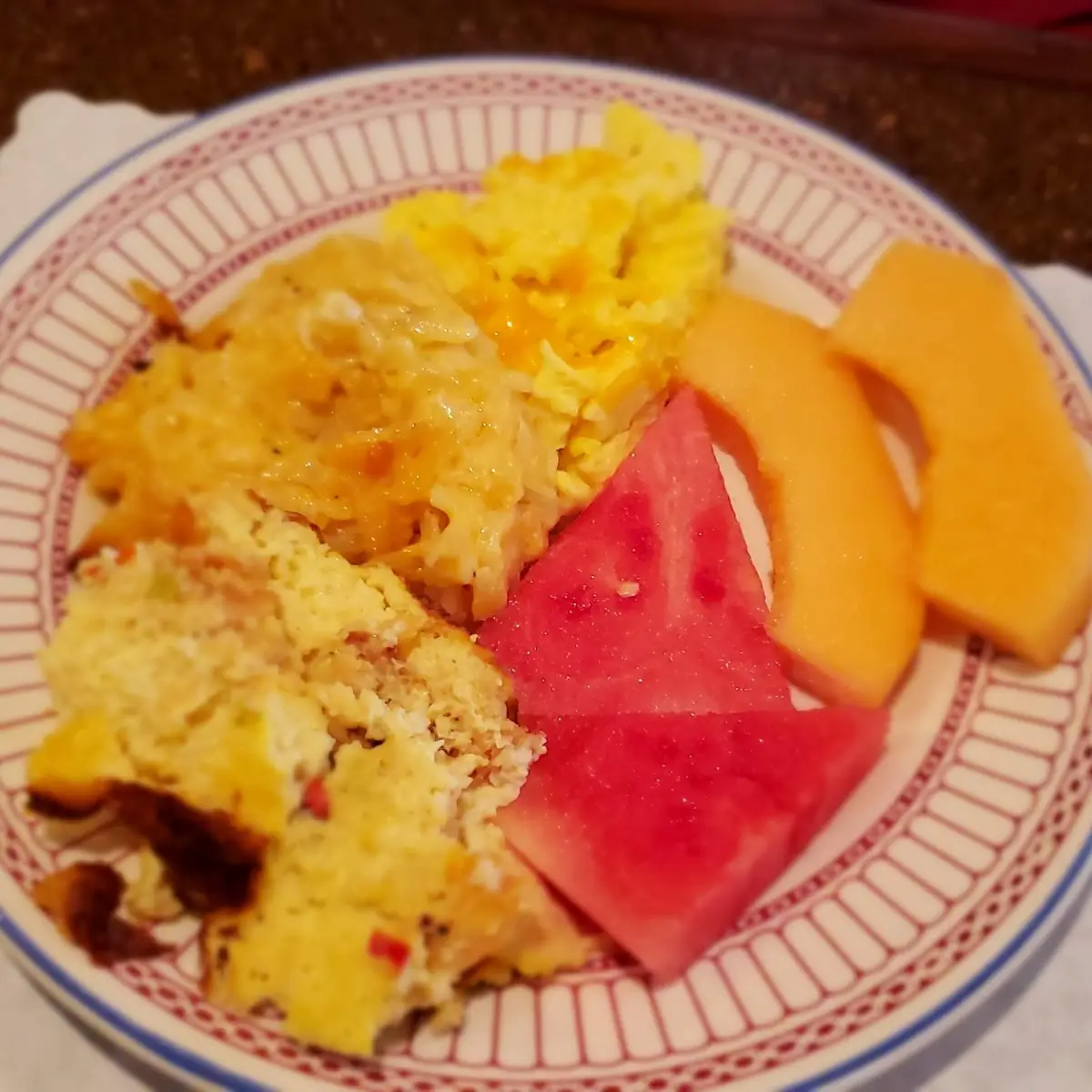 Cheesy Hash Browns and Eggs