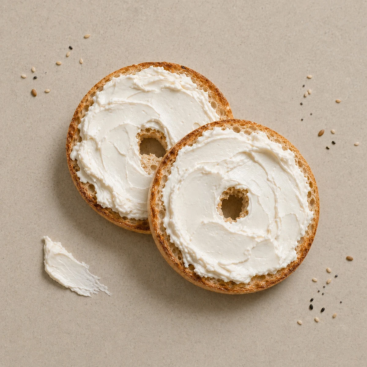 Toasted Bagel & Cream Cheese