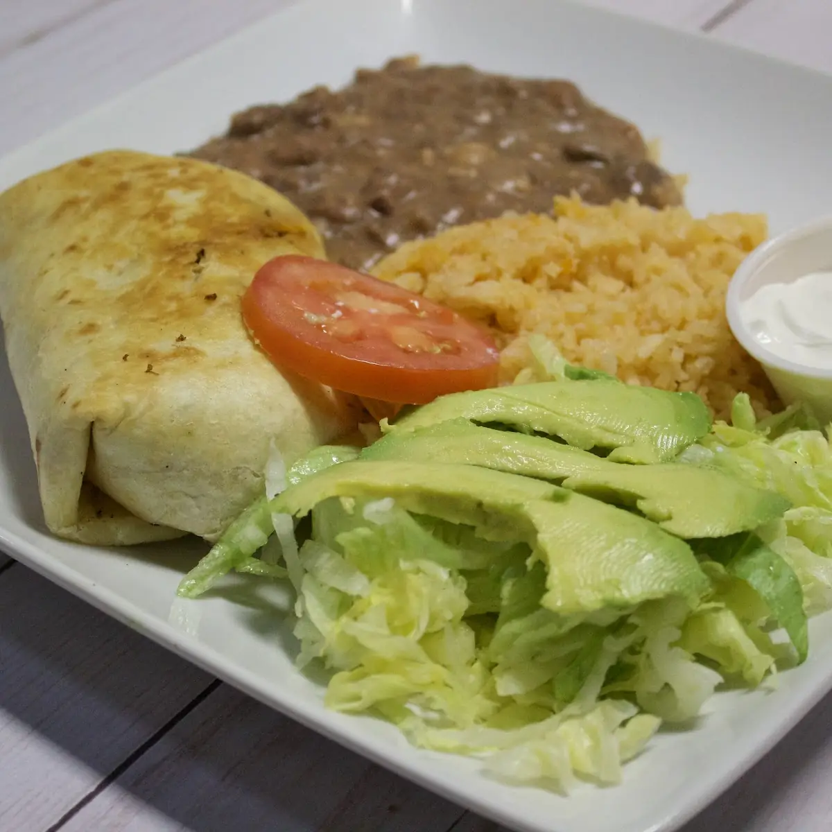 Chimichanga Plate