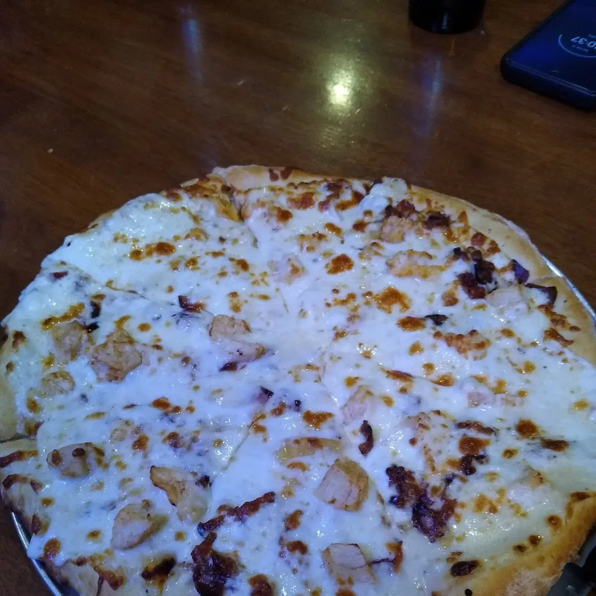 Chicken Alfredo Pizza