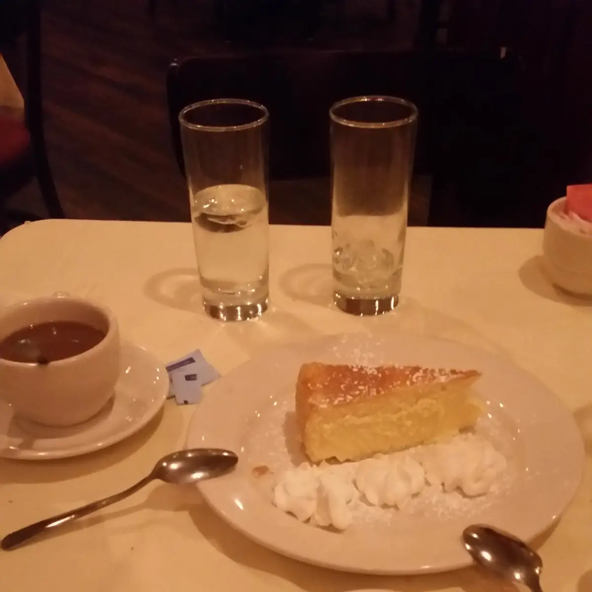 Cheese Cake with Coffee