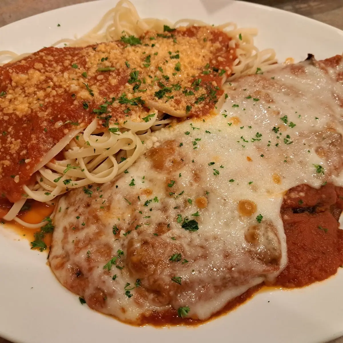 Eggplant Parmigiana Pasta