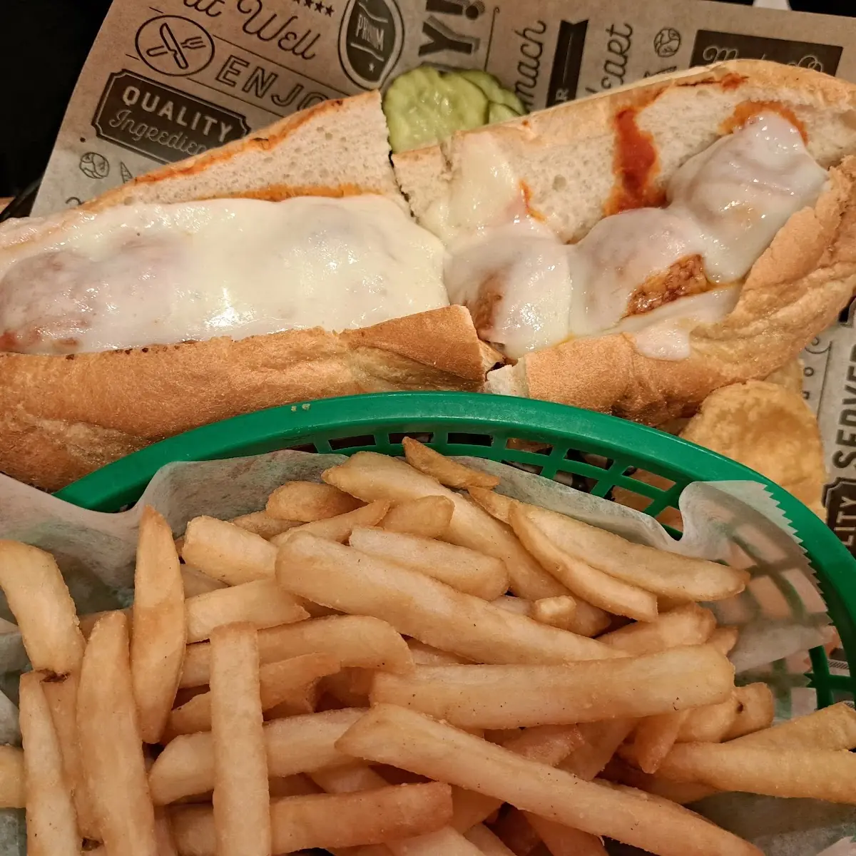 Meatball Parm Sandwich