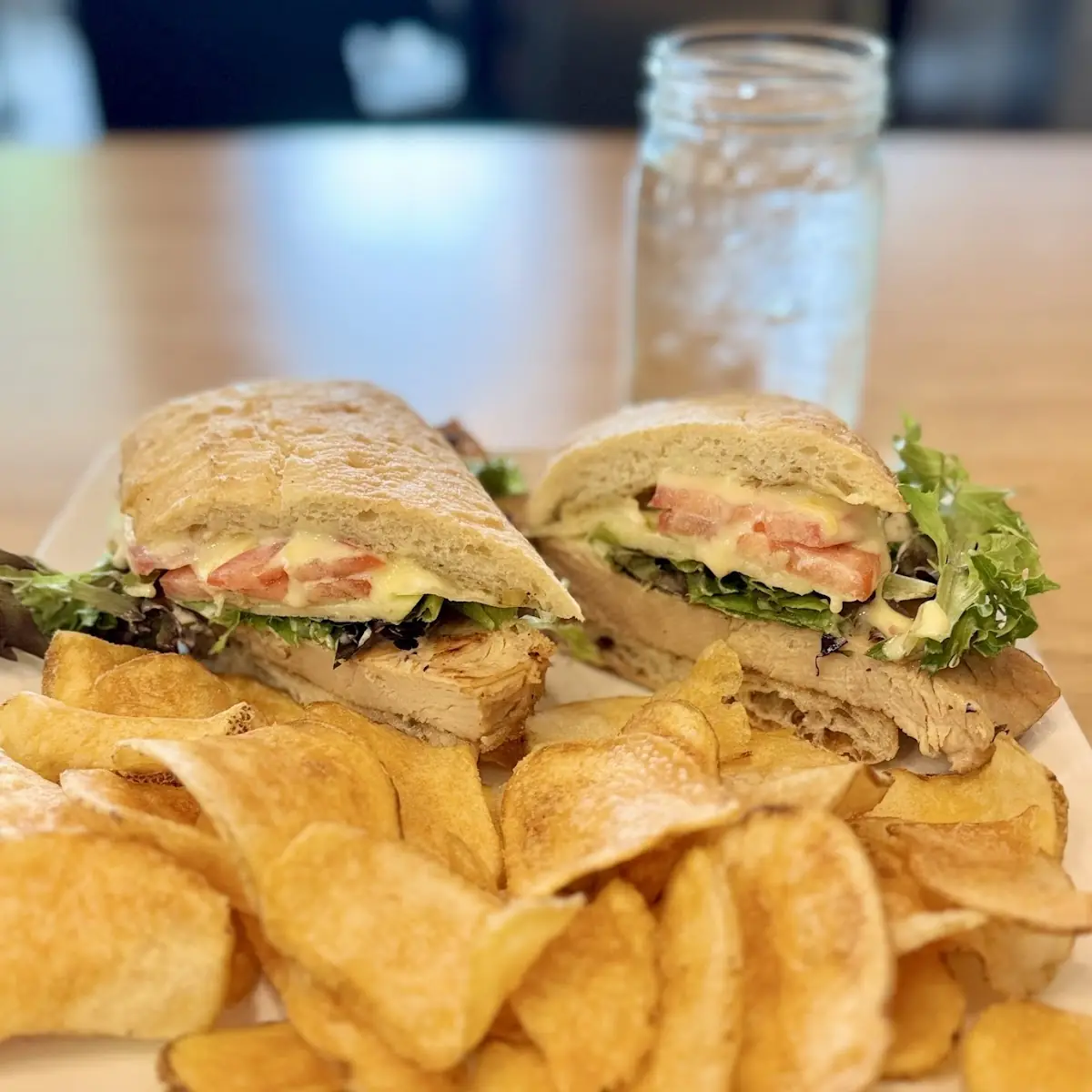 Turkey Apple and Brie Sandwich