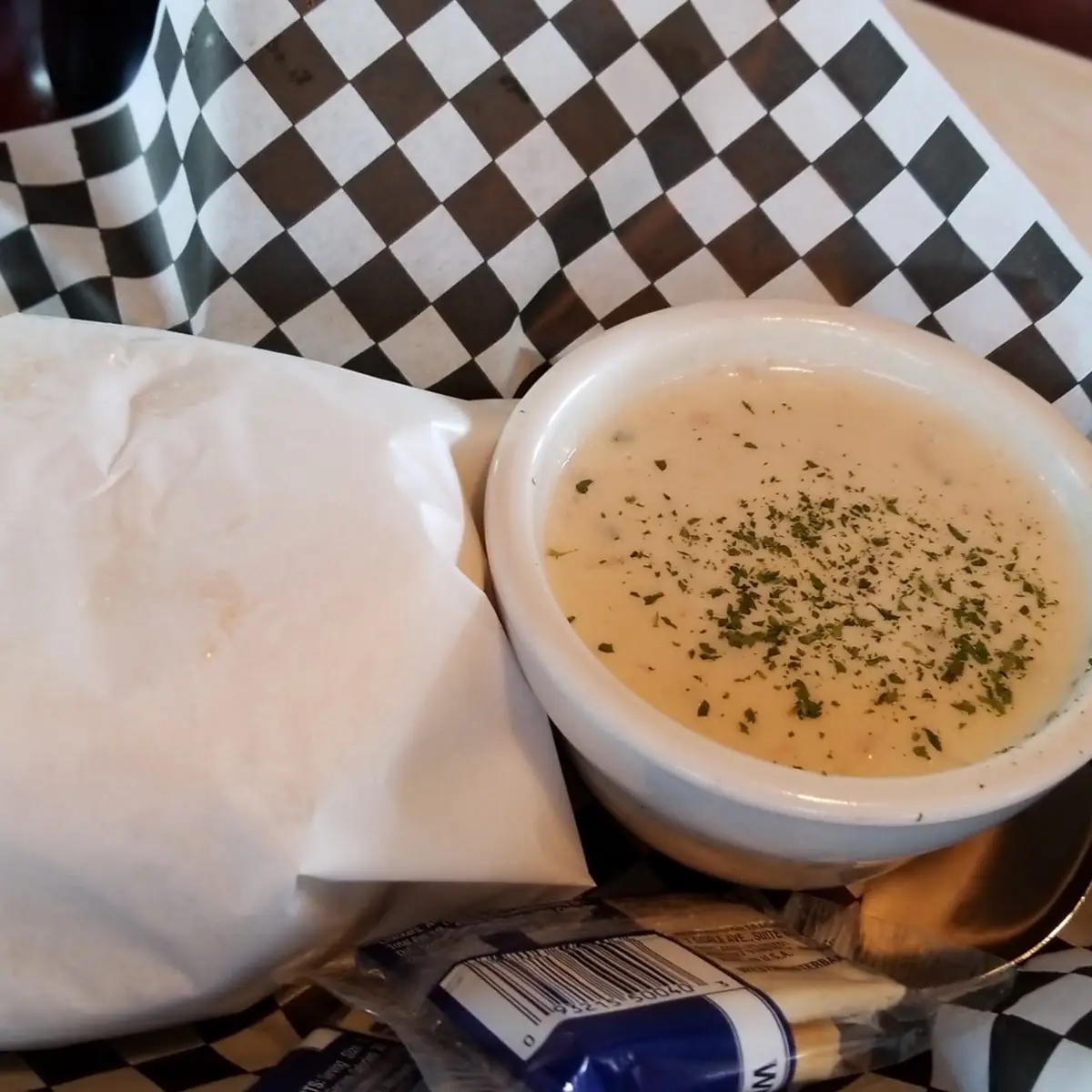Hamburger and Soup