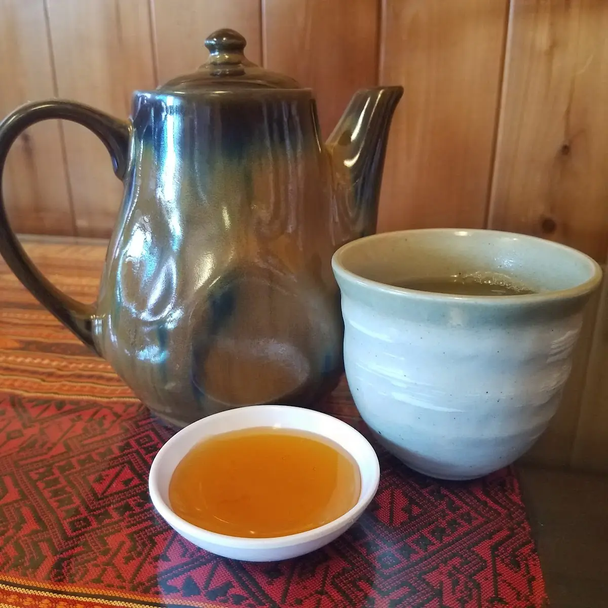 Hot Green Tea with Honey
