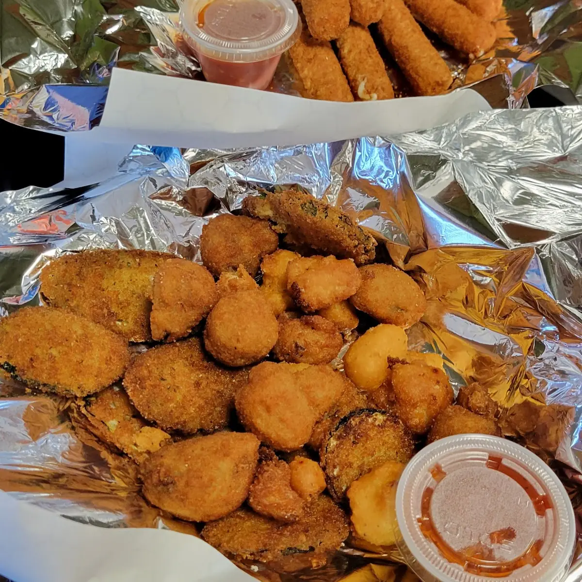 Veggie Basket and Cheese Sticks