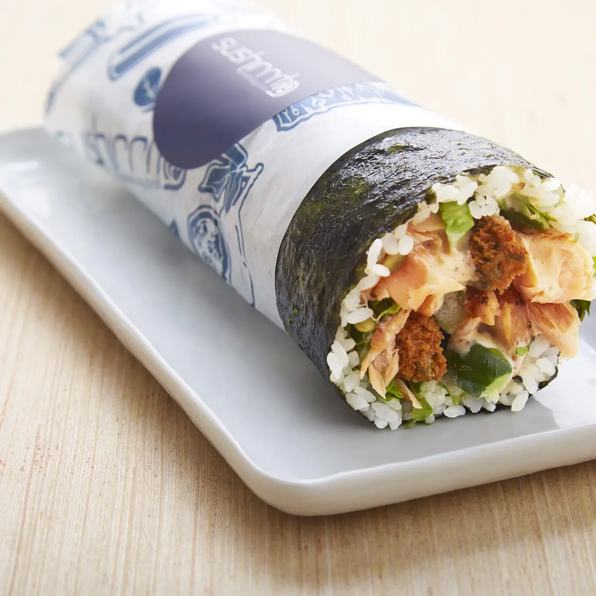 Dynamite Salmon Sushi Burrito