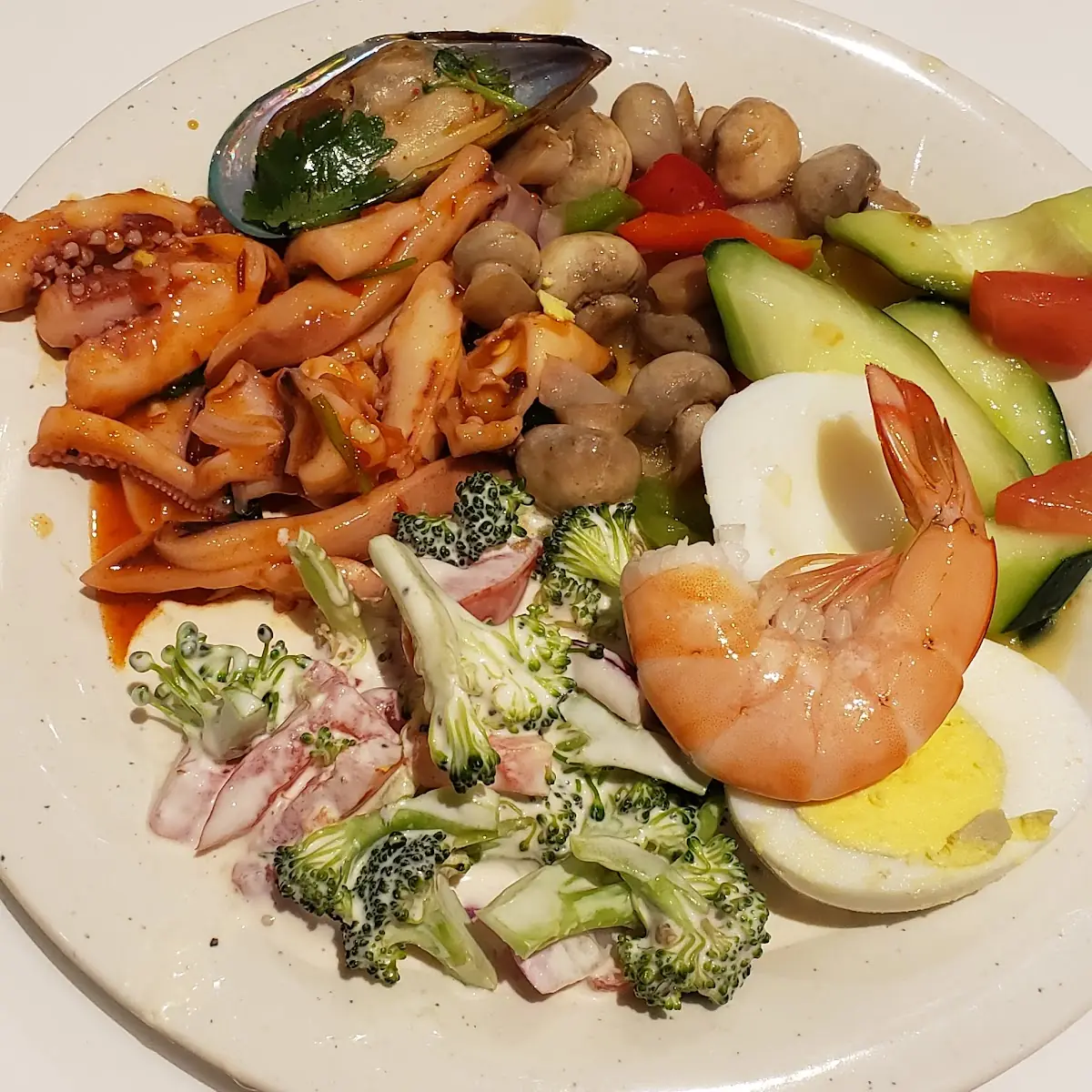 Mix Plate from Food Table 2