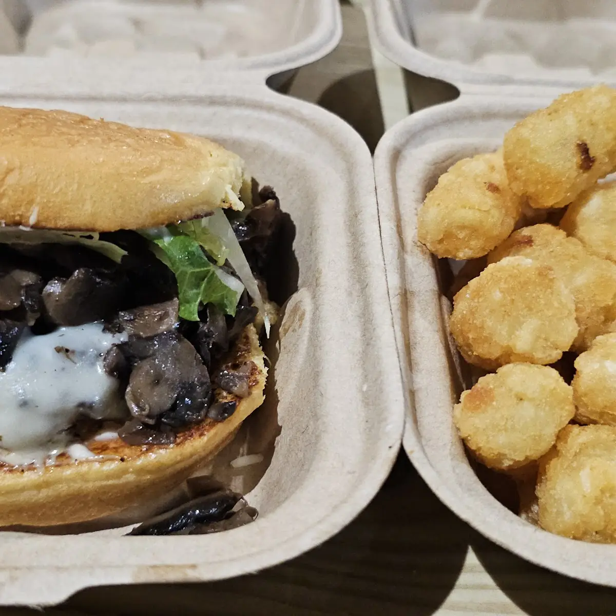Mushroom Swiss Burger