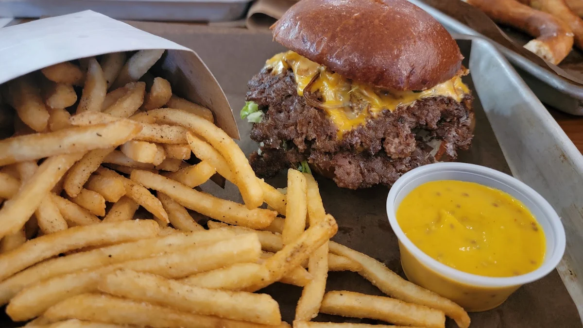 Smash Burger and Fries
