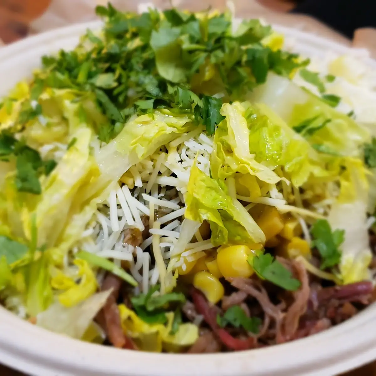 Burrito Bowl with Smoked Brisket