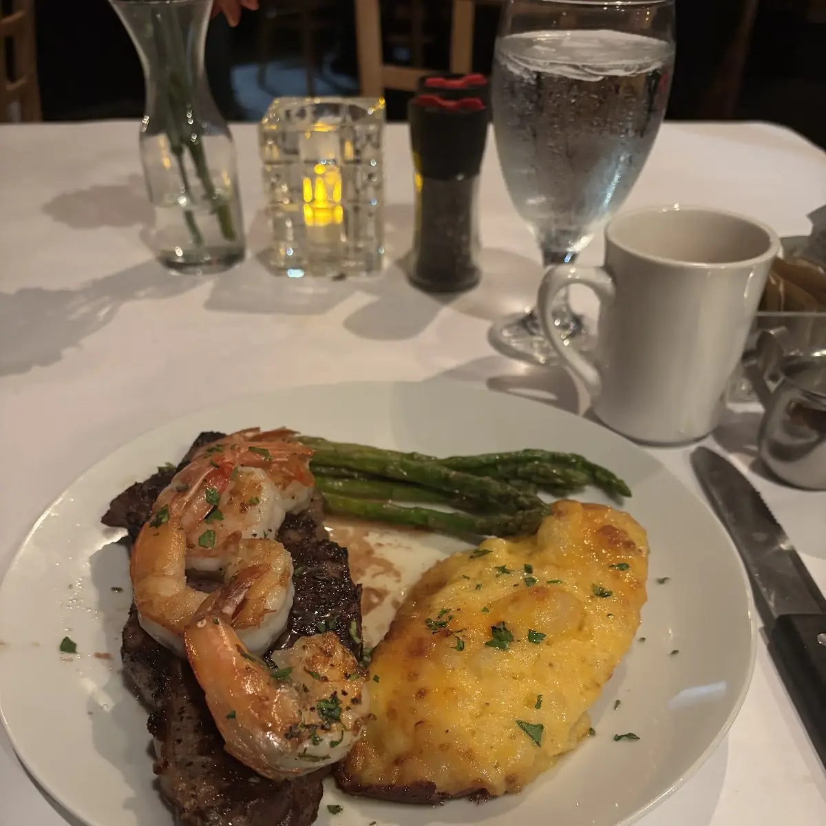 Steak and Twice Baked Potato