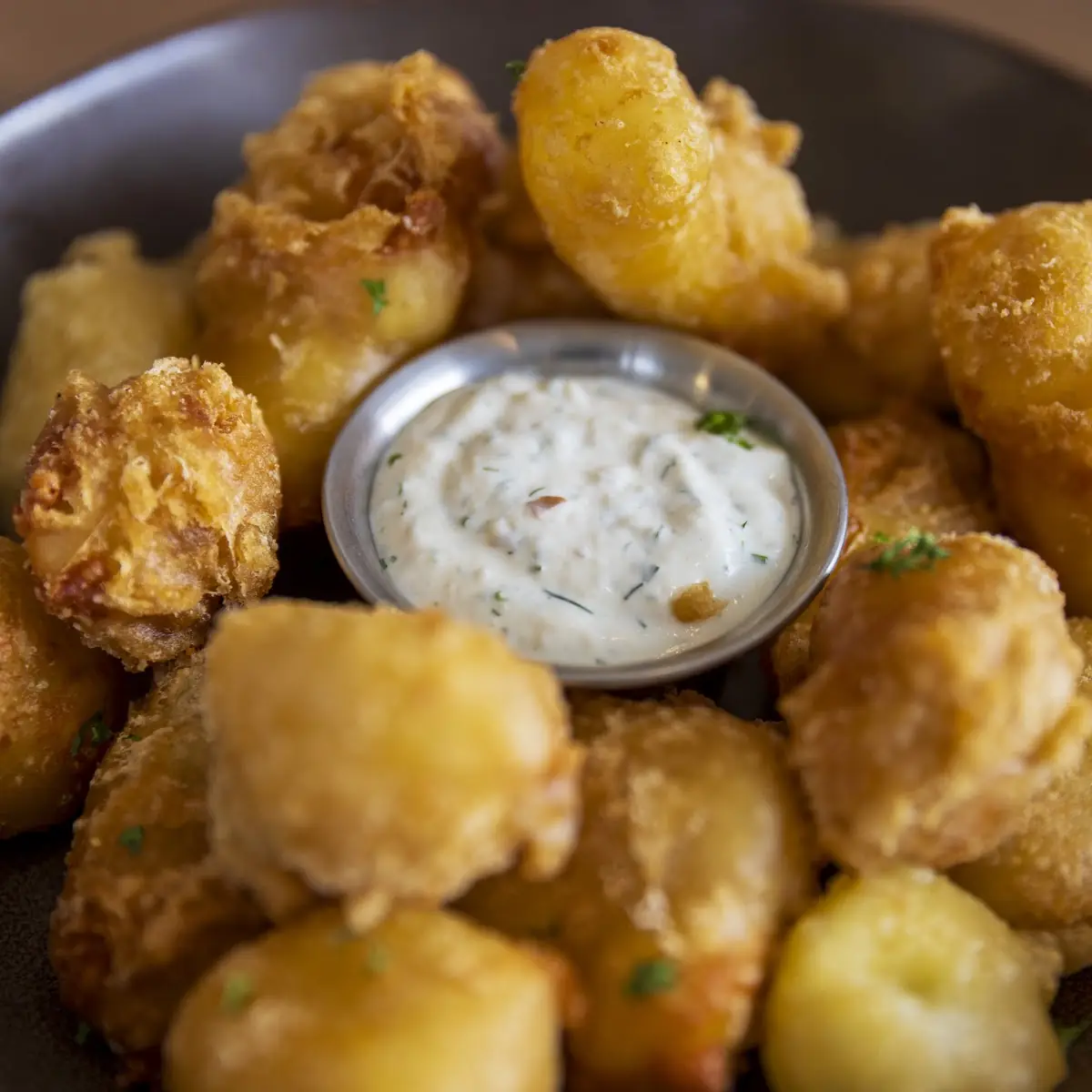 Clock Shadow Cheese Curds