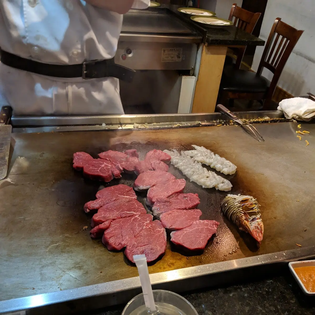 Hibachi Filet Mignon & Lobster Tail