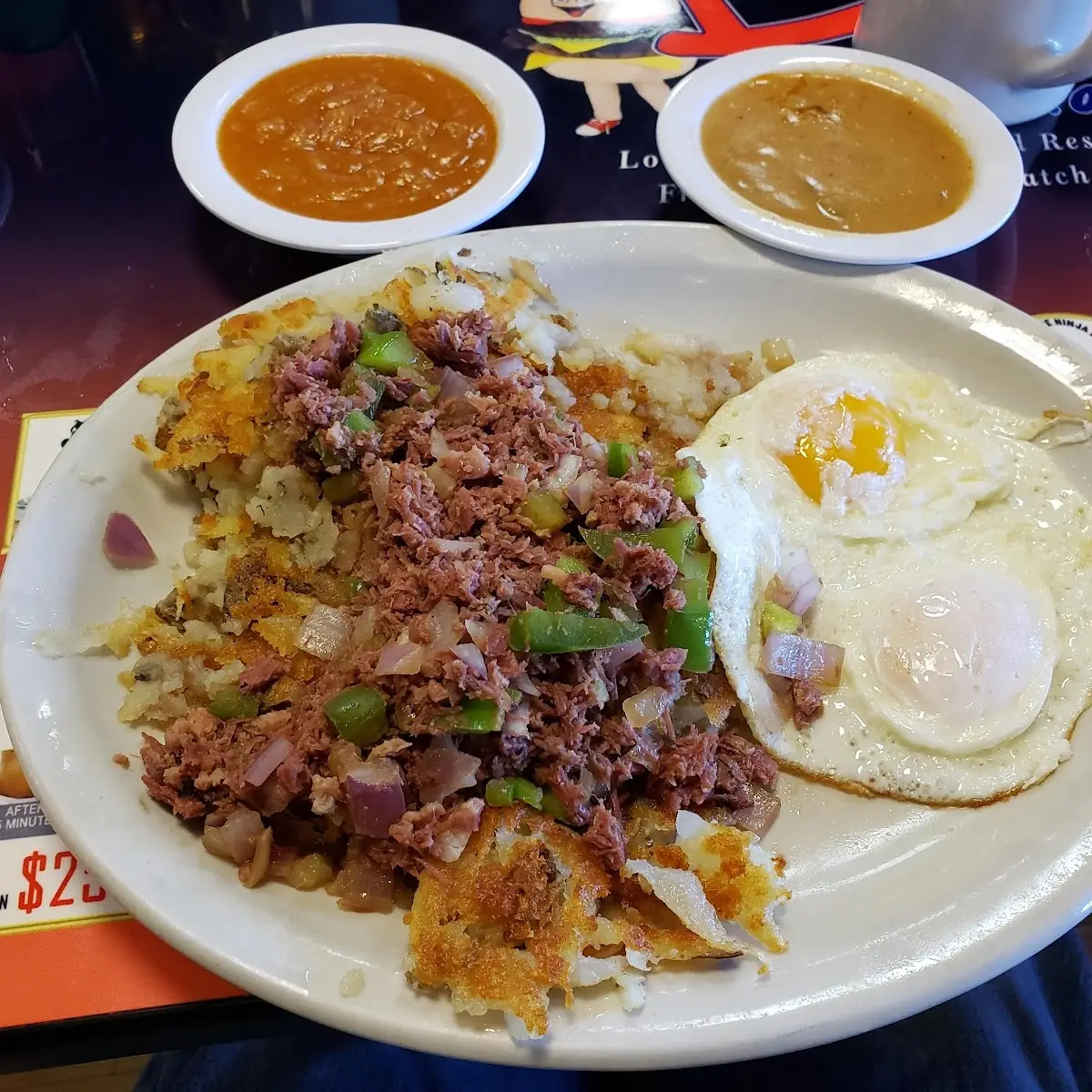 Corned Beef Hash & Eggs