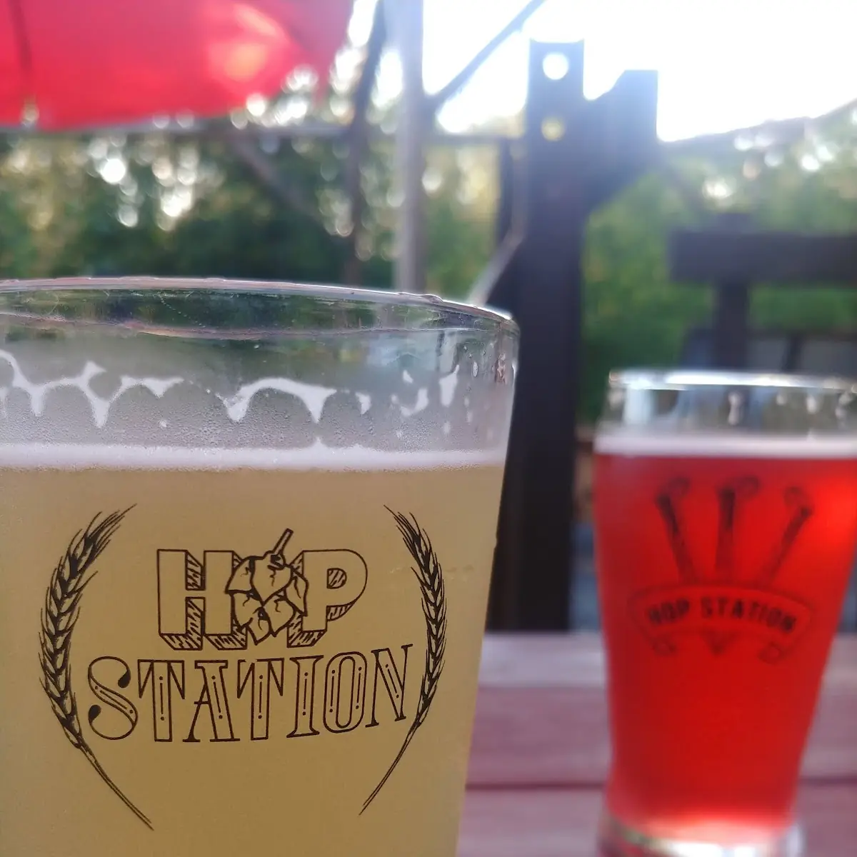 Raspberry Berliner Weisse and Gose