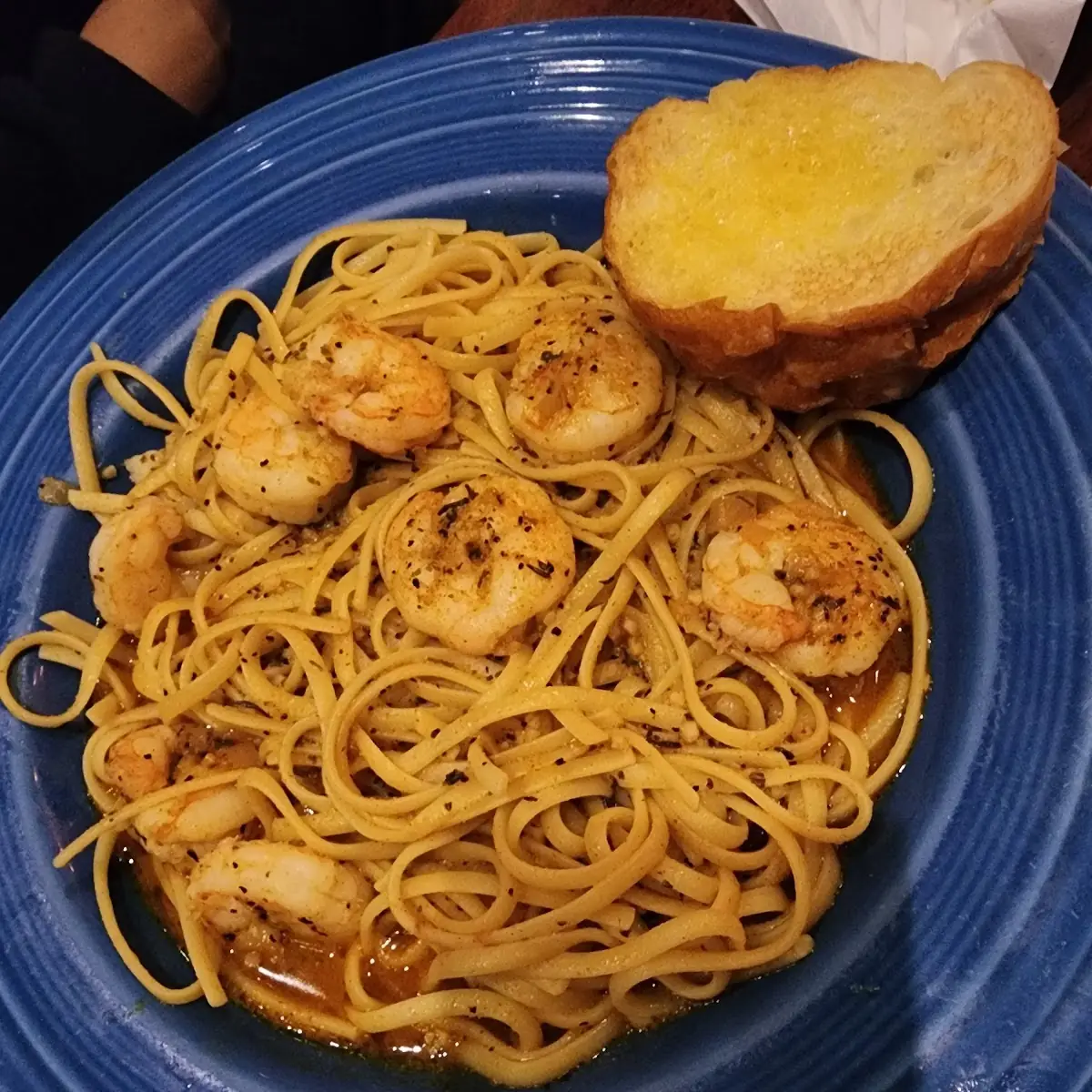 Shrimp and Linguini with Clam Sauce