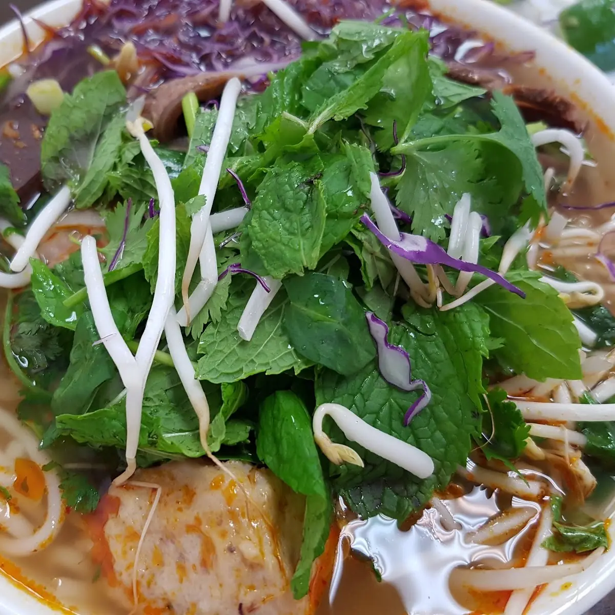 Crab Rice Noodle Soup